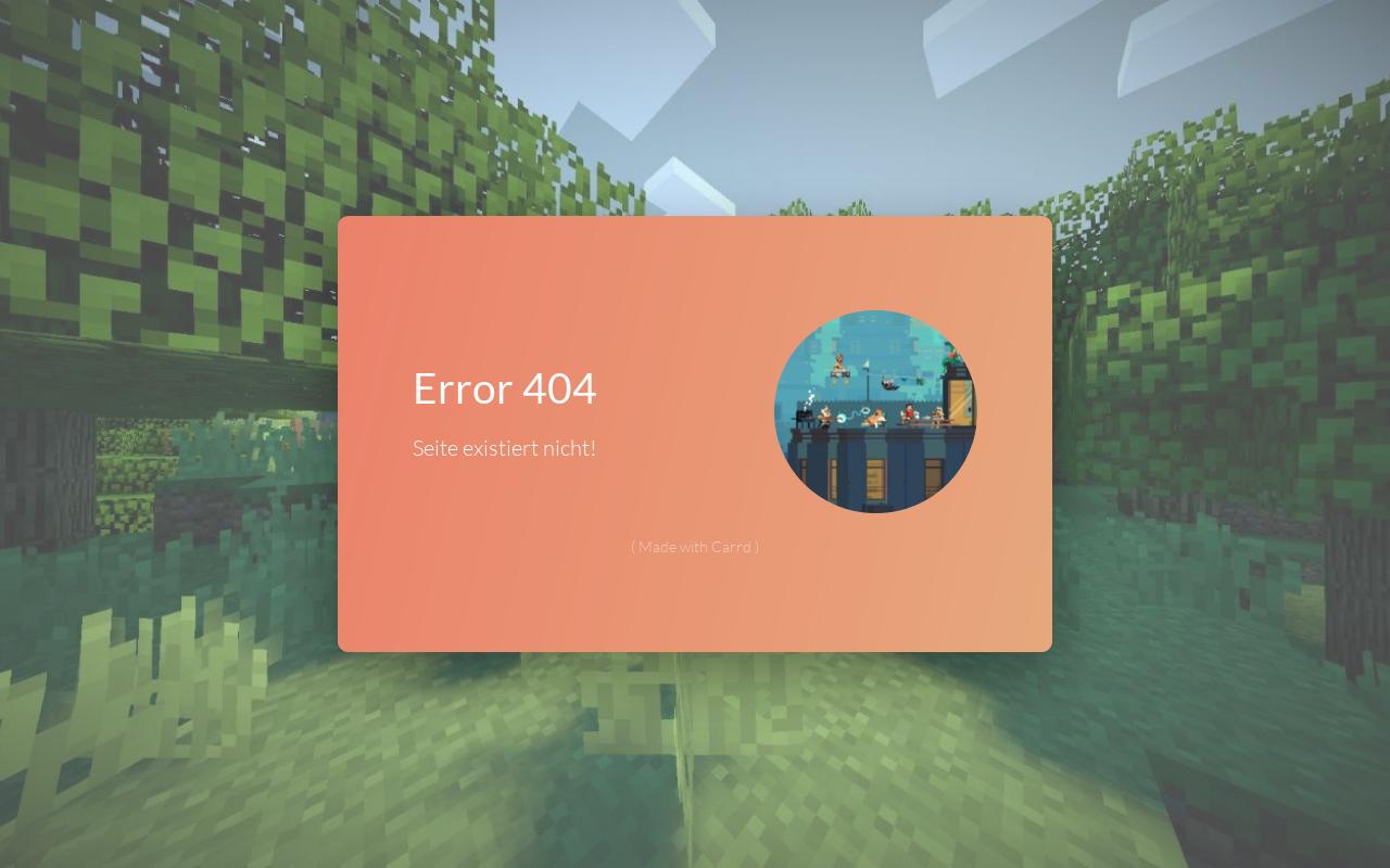 Carrd profile picture for @error404